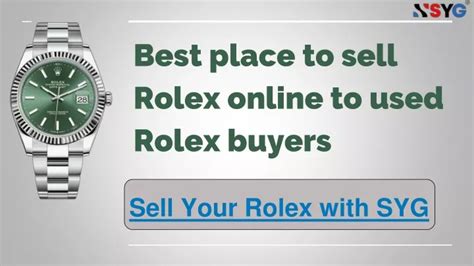 Best Place to Sell Rolex Online: Get the Highest Value.